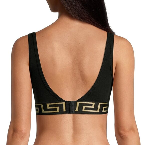 Versace Women's "Jersey Topeka Bi-Stretch" La Greeca Bra Versace sz 4 US L IT 44 - Picture 3 of 5